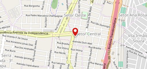 Cantina Da Pizza/centro de aparecida no mapa