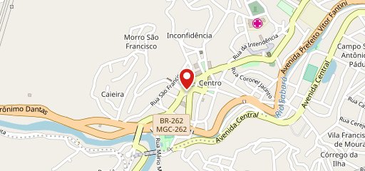 Cantina Delas no mapa