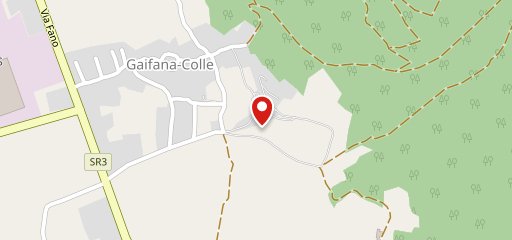 La cantina della villa sulla mappa