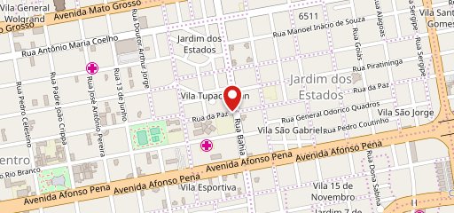 Cantina Romana no mapa