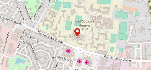 Cantine cité scolaire sur la carte