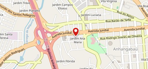 Cantinho da Avenida Jundiaí no mapa