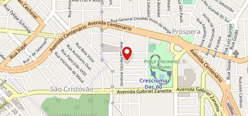 Cantinho da Massa Restaurante & Pizzaria em Criciúma no mapa