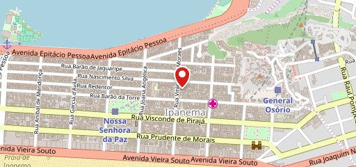 Cantinho de Ipanema no mapa