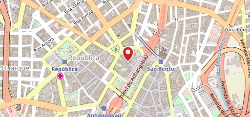 Cantinho do Anhangabaú - Espetaria no mapa