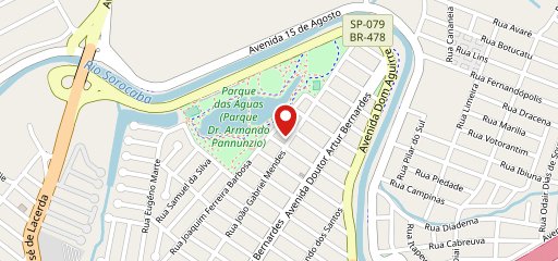 Cantinho dos assados ( Parque das águas ) no mapa