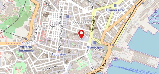 CAPATOAST Toasteria Take Away PIAZZA MUNICIPIO sulla mappa