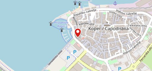 Capra Restaurant and café, Koper sur la carte