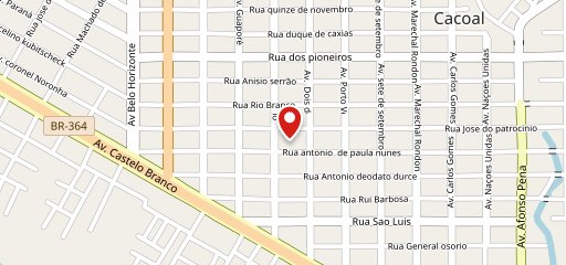 Caramba's Pizzaria no mapa