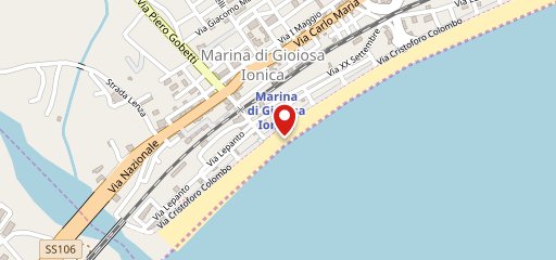 Caramella beach club Marina di Gioiosa Ionica sulla mappa