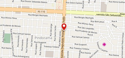 Novo Cariocas e Pizzaria no mapa