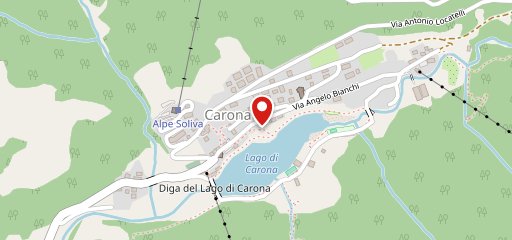 Albergo Carona sulla mappa