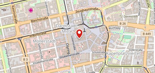 Carree Darmstadt sur la carte