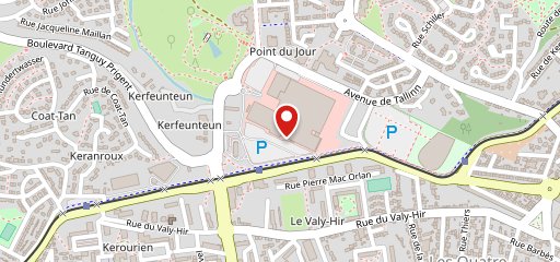 Carrefour Brest sur la carte