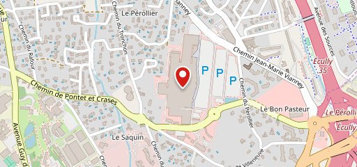 Cafétéria Carrefour sur la carte