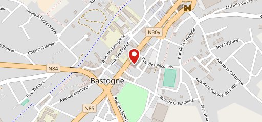 Carrefour express BASTOGNE sur la carte