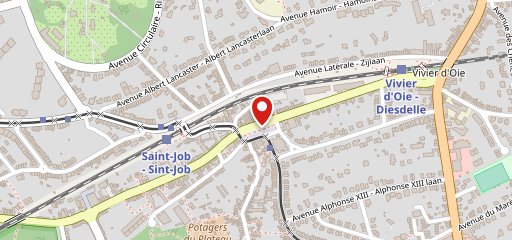 Carrefour express Ukkel Saint Job sur la carte