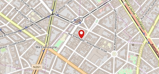 Carrefour express RUE AMERICAIN sur la carte