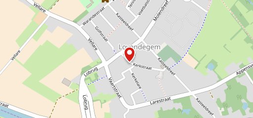 Carrefour market LOVENDEGEM sur la carte