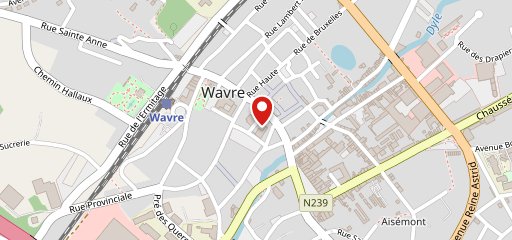 Carrefour express WAVRE RUE BARBIER sur la carte