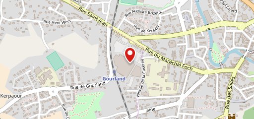 Carrefour Guingamp sur la carte