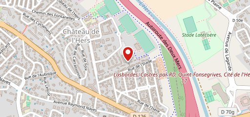 Market Toulouse Hers sur la carte