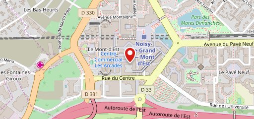 Carrefour Noisy Le Grand sur la carte