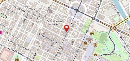 Casa amaro trattoria sulla mappa