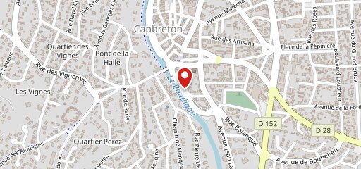 Casa Beltza Capbreton sur la carte