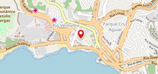 Casa Castanho - Rio Vermelho no mapa