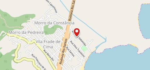 Casa da pizza Delivery no mapa