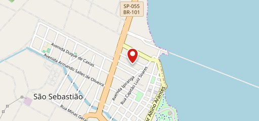 Casa da Pizza Delivery no mapa