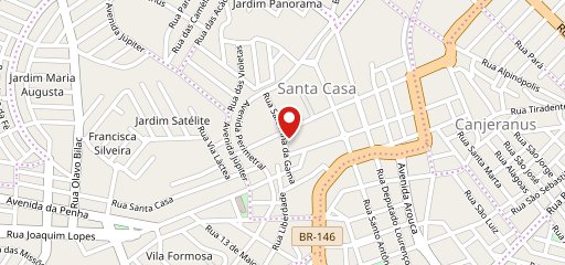 Casa da Pizza no mapa