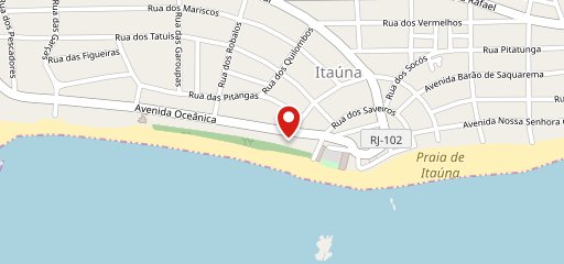 Casa da Praia Itaúna no mapa