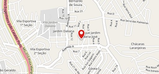 Casa da vó Divina no mapa