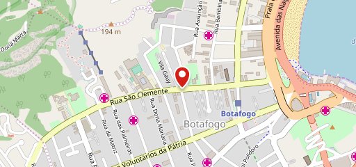 Casa das Natas Botafogo no mapa