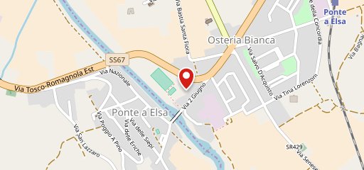 Casa Del Popolo Ponte A Elsa sulla mappa