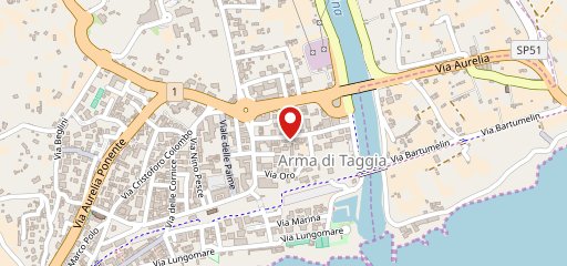 Casa di cura taggia sulla mappa