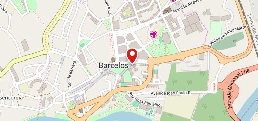 Casa Benfica Barcelos en el mapa