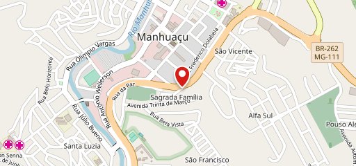 Casa do Japa Manhuaçu no mapa