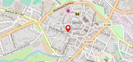 Casa Italia Senlis sur la carte