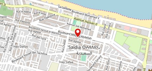 Casablanca City saidia sur la carte