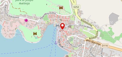 Casablanca Hvar sulla mappa