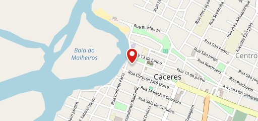 Casarão Choperia no mapa