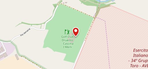 cascina golf i merli sulla mappa