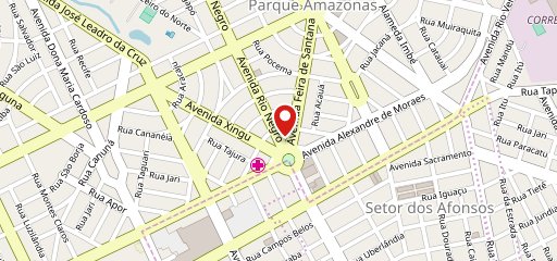 Casebre Food & Delivery no mapa