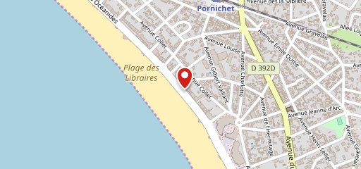 Casino de Pornichet sur la carte