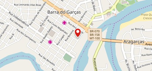 Castros Churrascaria no mapa