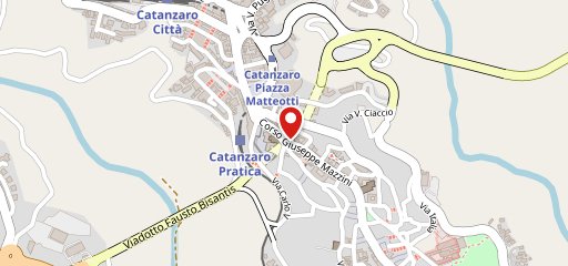 Catanzaro Via Poerio sulla mappa