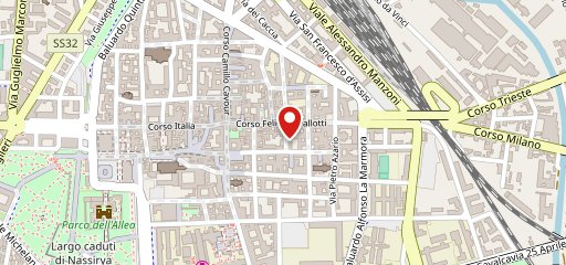 TRATTORIA cavallino bianco sulla mappa